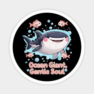Ocean Giant Gentle Soul Whale Shark Cute Design Magnet